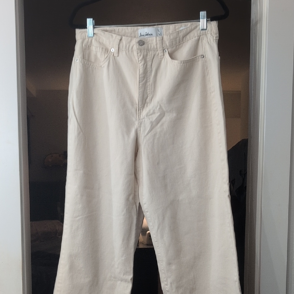 Sam Edelman Cream Denim Pants